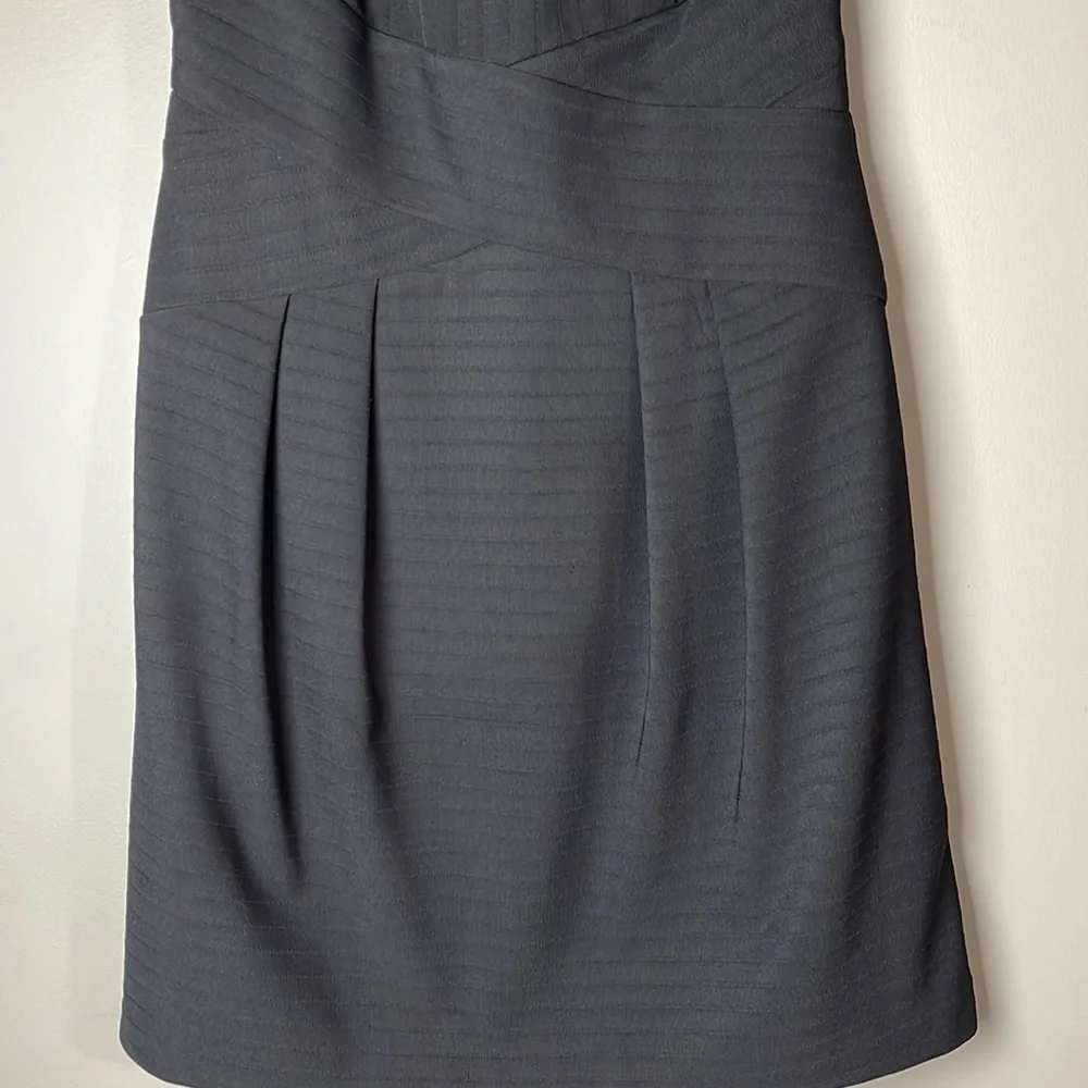 Ann Taylor Bandage Wrap Ribbed Tank Style  Little Black Dress  Size 8
